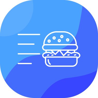 yiyecek web simgesi, illüstrasyon