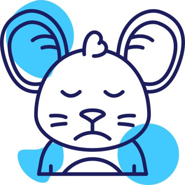 Hayvan memeli simgesi - taslak biçiminde