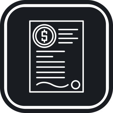 Para için. Web simgesi basit illüstrasyon