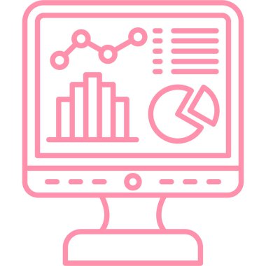 veri analizi. Web simgesi