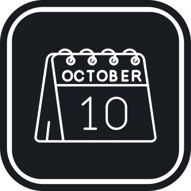 takvim glyph vektör simgesi tasarımı