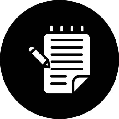 belge simgesi vektör illüstrasyonu