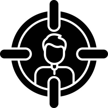 avatar. Web simgesi basit illüstrasyon