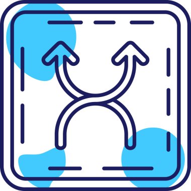 ok simgesi vektör illüstrasyonu