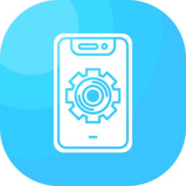 vektör cep telefon simgesi