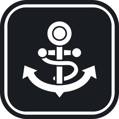 Çapa simgesi, vektör çizimi