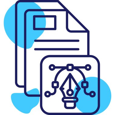 dosya belgesi simgesi, vektör illüstrasyonu