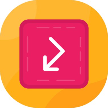 ok yönü simgesi doldurulmuş - taslak biçimi