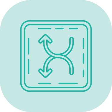 ok simgesi vektör illüstrasyonu