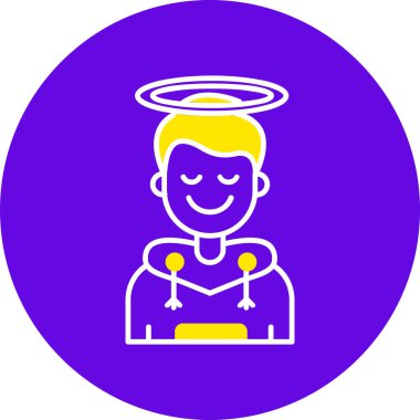 Cadılar Bayramı. Web simgesi vektör illüstrasyonu