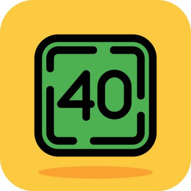 Modern simgenin illüstrasyon vektörü grafiği