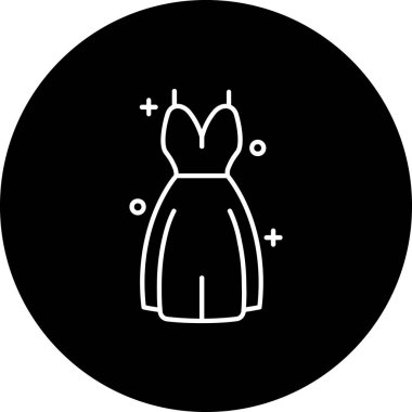 Güzellik ve moda simgesinin vektör çizimi