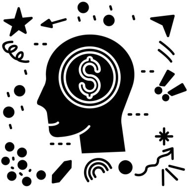 Dolar simgesi, vektör illüstrasyonu