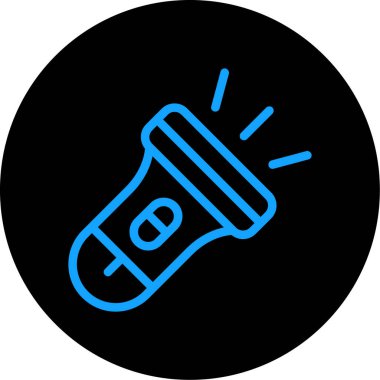 Projeniz için vektör el feneri simgesi