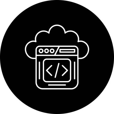 Bir hesap makinesi simgesinin vektör illüstrasyonu