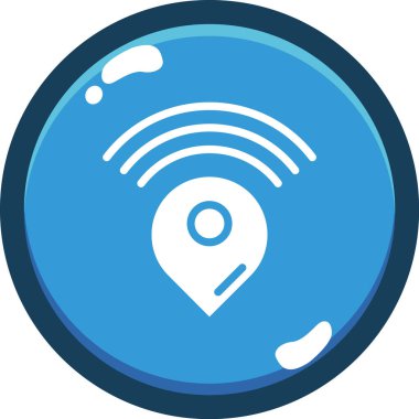 konum haritası pin simgesi - taslak biçimi