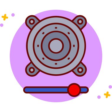 bomba simgesi, vektör illüstrasyonu