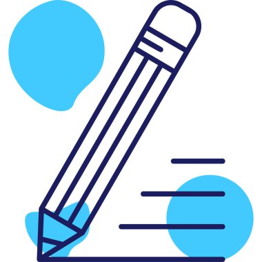 kalem simgesi modern vektör illüstrasyonu