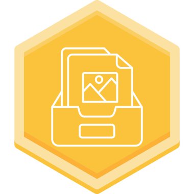 Dosya. Web simgesi basit illüstrasyon