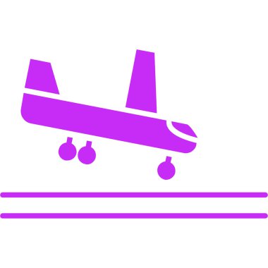 Uçak. Web simgesi basit illüstrasyon