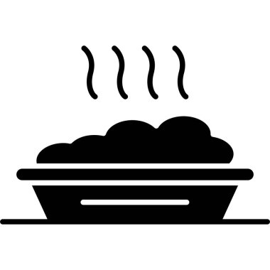 Gıda simgesinin vektör illüstrasyonu