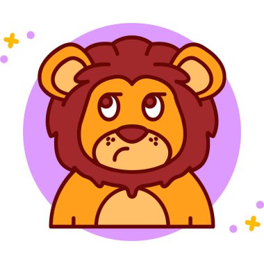 Vektör çizimi sevimli kaplan karakteri ve büyük bir gülümsemesi var. Koca kafalı şirin bir kaplanın çizgi film karakteri. düz biçim.