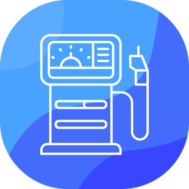 hava kompresör ikonu vektör illüstrasyonu