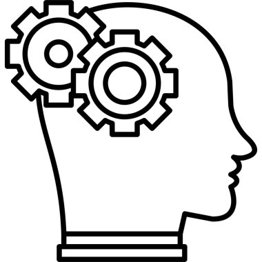 Başlık vitesi beyin simgesi