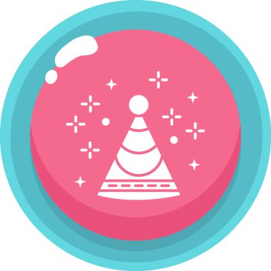 Bir noel ağacı simgesinin vektör illüstrasyonu