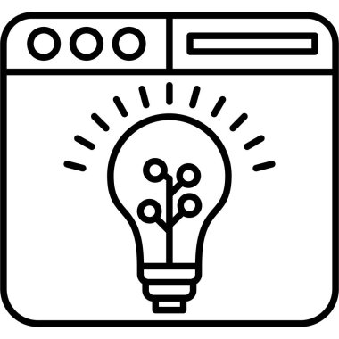 ampul ışığı yaratıcılık simgesi