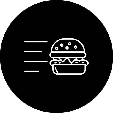 Gıda ikonu vektörünün vektör resimleme simgesi