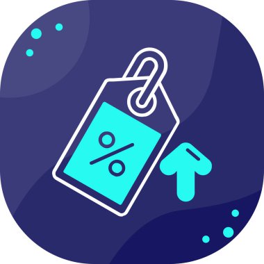 Alışveriş etiketi simgesi. Web için basit etiket vektör simgeleri çizimi