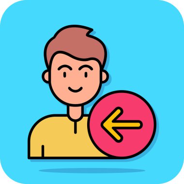 ok simgesine sahip adam