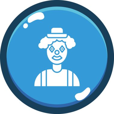 Kadın. Web simgesi basit illüstrasyon