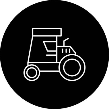 Modern çiftlik simgesinin vektör illüstrasyonu