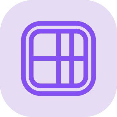 Modern bir simgenin vektör illüstrasyonu