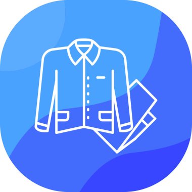 Ceket simge vektör çizim