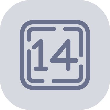 1 numaralı simge, vektör illüstrasyon tasarımı