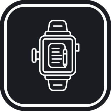 Akıllı çocuk. Web simgesi basit illüstrasyon