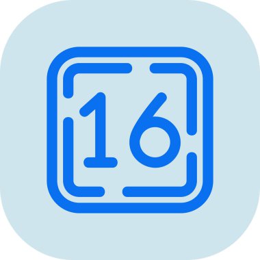 Kişisel ve ticari kullanım için bir numaralı vektör simgesi simgesi vektör çizimi..