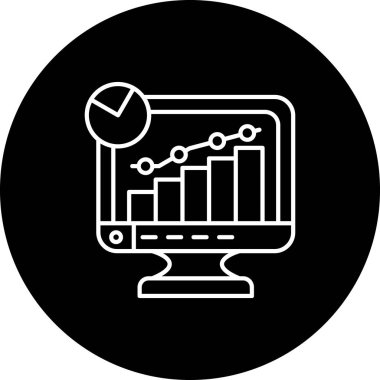 seo modern simgesinin vektör illüstrasyonu
