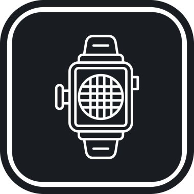 izle simge vektör illüstrasyonu