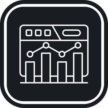 Analiz iş veri simgesi ana hat biçiminde