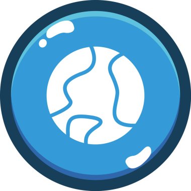 Toprak Gezegeni Dünya simgesi - özet biçiminde