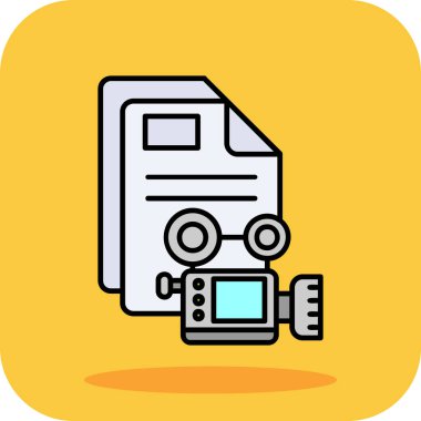 kamera simgesi vektör illüstrasyonu