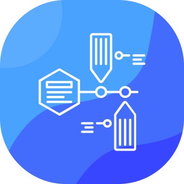 veri analiz veri simgesi doldurulmuş - özet biçimi