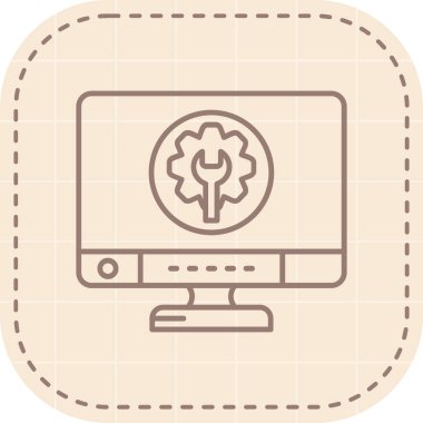 seo modern simgesinin vektör illüstrasyonu