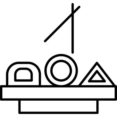 özet biçimli Mısır bayrağı simgesi