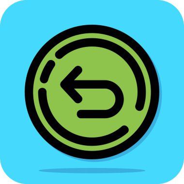 Vektör para simgesi çizimi