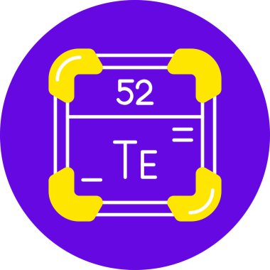 Kimyasal. Web simgesi basit illüstrasyon
